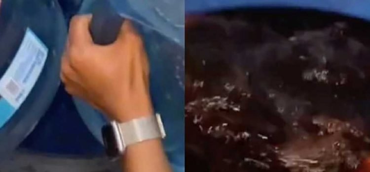 Prepararon las “aguas locas” en un tinaco Prepararon las “aguas locas” en un tinaco