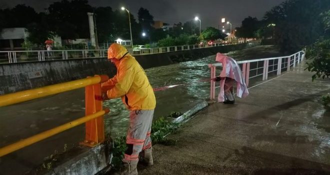 Da a conocer PC afectaciones por lluvias en Tuxtla Gutiérrez