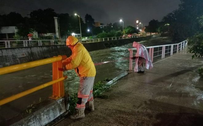 Da a conocer PC afectaciones por lluvias en Tuxtla Gutiérrez