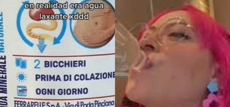 Compró laxante creyendo era agua embotellada Compró laxante creyendo era agua embotellada