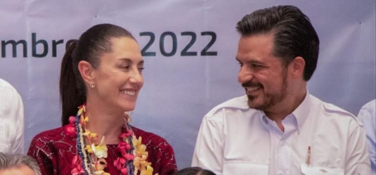 Sheinbaum  y Zoé Robledo promueven la marcha de AMLO en Chiapas