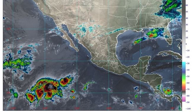Frente frío 10 ocasionará lluvias muy fuertes en Chiapas, Oaxaca y Veracruz