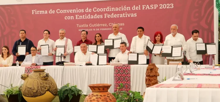 En Chiapas, gobernadores acuerdan millonaria inversión en materia de seguridad