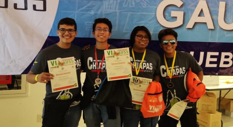 Estudiantes de Chiapas ganan oro y bronce en Concurso Nacional de Matemáticas