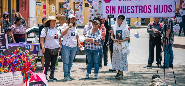 Madres indígenas marchan en busca de familiares desaparecidas en Chiapas