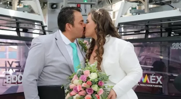 Una boda… de altura