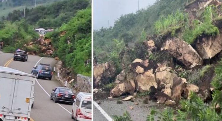 Deslave cierra por completo el tramo de cuota San Cristóbal-Tuxtla Gutiérrez