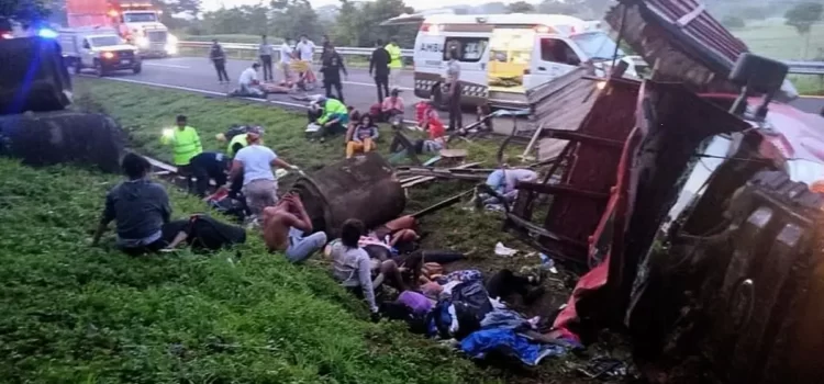 Otro accidente en Chiapas deja 10 migrantes muertos y 15 heridos