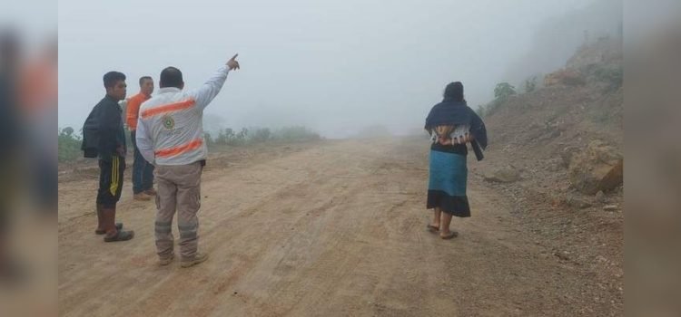 Lluvias provocan derrumbe de cerro en Chilón, habitantes quedan incomunicados