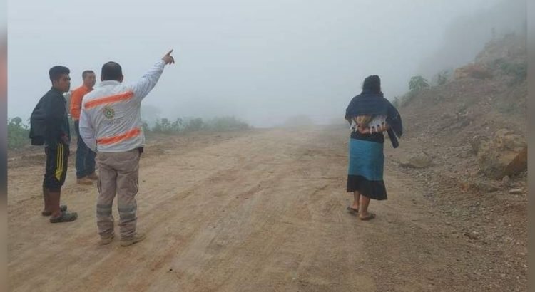 Lluvias provocan derrumbe de cerro en Chilón, habitantes quedan incomunicados