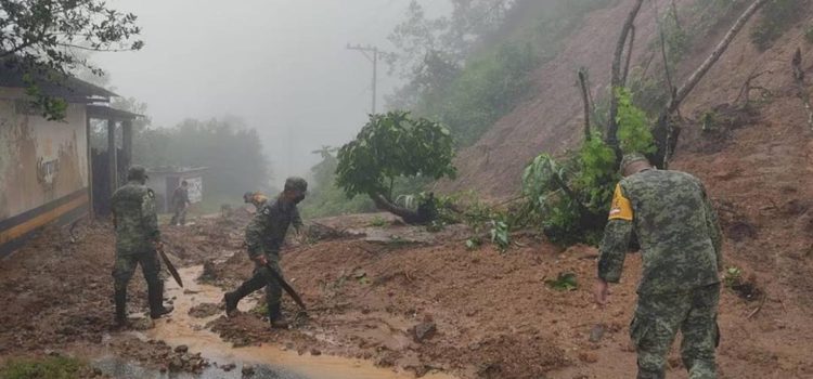 Pilar ocasiona lluvias torrenciales en Chiapas y Oaxaca