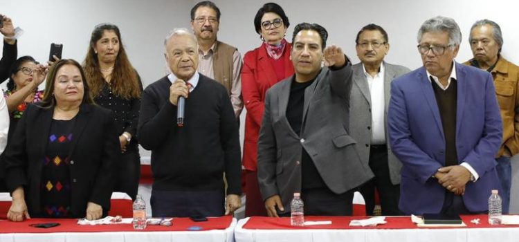 Eduardo Ramírez rinde protesta como precandidato único del PT a gubernatura de Chiapas