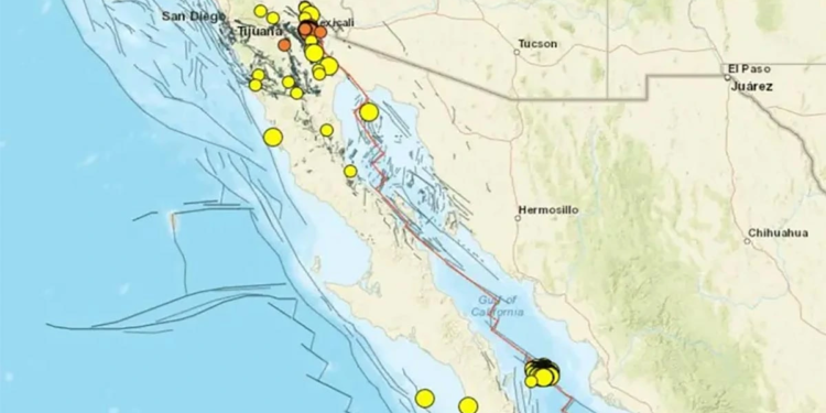 Mexicali en alerta amarilla tras enjambre de sismos Mexicali en alerta amarilla tras enjambre de sismos