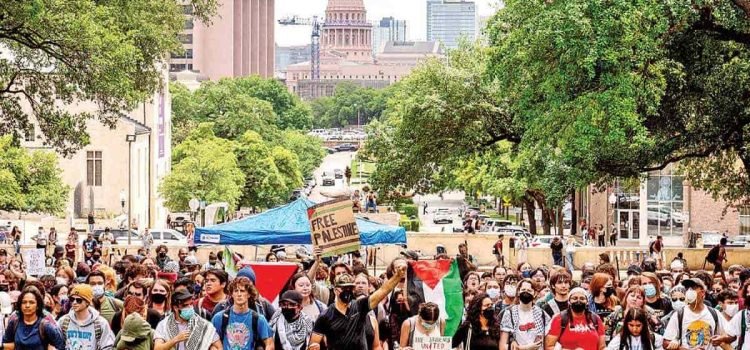 Pide el Gobernador de Texas cárcel para estudiantes proGaza