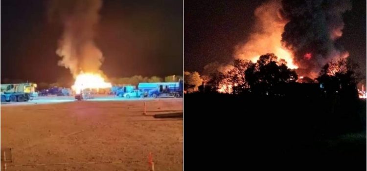 Se incendian instalaciones de Pemex en Chiapas; hay dos heridos