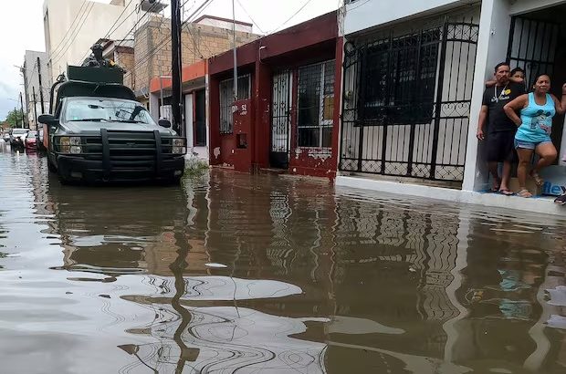 Fuertes lluvias afectan a cinco municipios de Chiapas