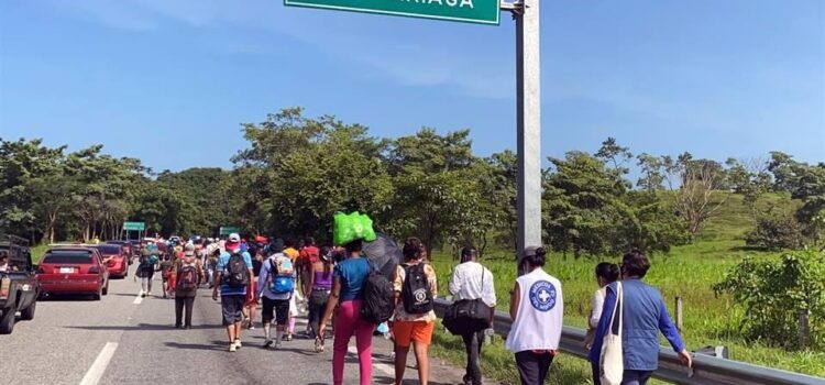 Incrementa la llegada de migrantes a Chiapas