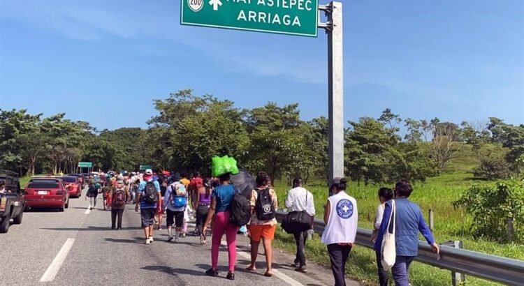 Incrementa la llegada de migrantes a Chiapas