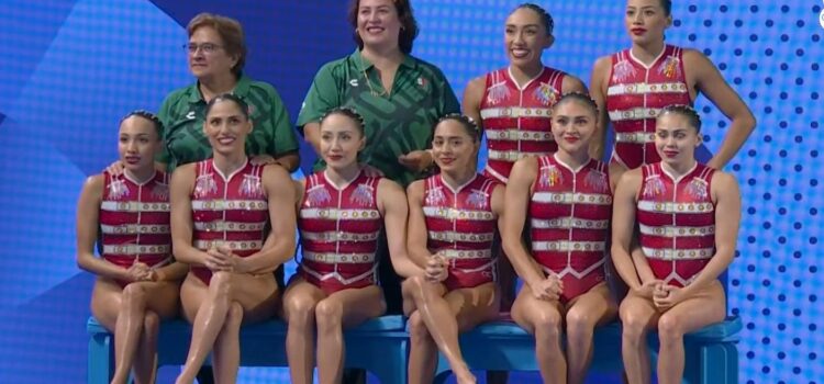 Natación artística de México termina en octavo en su debut en París