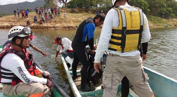 Protección Civil Chiapas inicia búsqueda de pescador desaparecido en presa Tolán