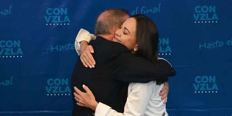 Corina Machado y Edmundo González reciben el premio Sajarov de la UE