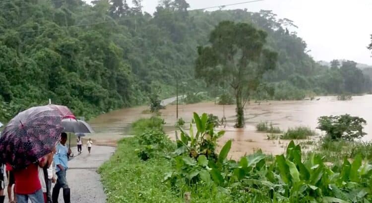 Declaran alerta verde en Chiapas por fuertes lluvias