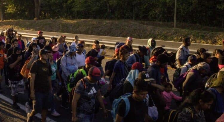 Nueva caravana migrante Sale de Chiapas rumbo a Oaxaca