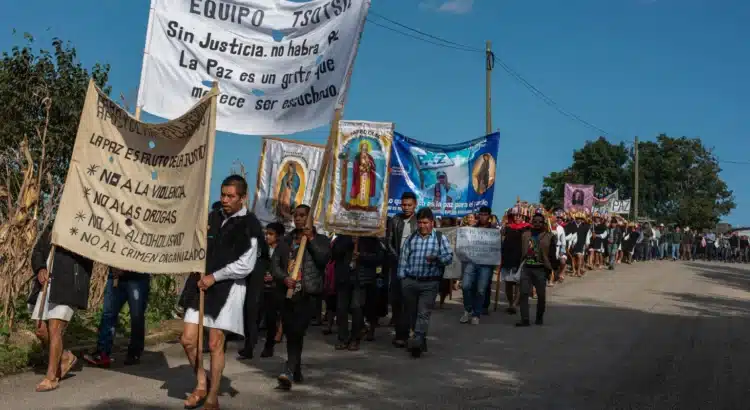 Indígenas de Chiapas exigen justicia y seguridad