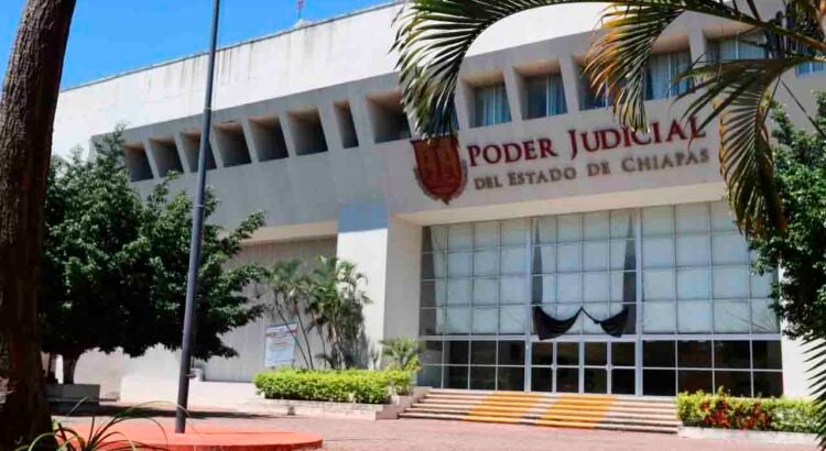Paran actividades en Poder Judicial de Chiapas