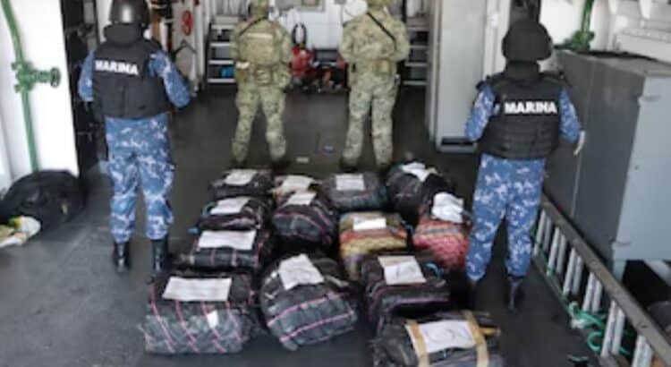 Detienen embarcación cargada de drogas en Chiapas