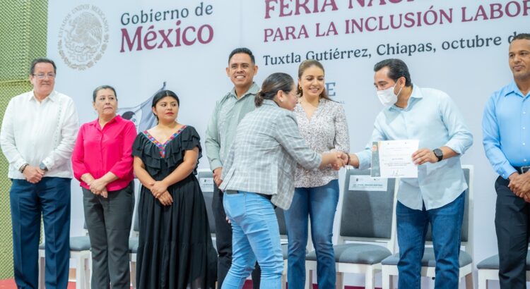 Feria Nacional de Empleo para Mujeres en Tuxtla Gutiérrez, Chiapas