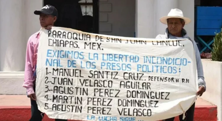 ONU exige liberación inmediata de presos políticos tzeltales en Chiapas