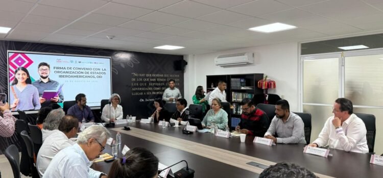 Chiapas y la OEI firman convenio para fortalecer la educación y la alfabetización en la entidad