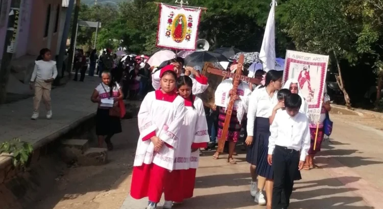 Marchan en Chiapas contra la violencia de grupos criminales