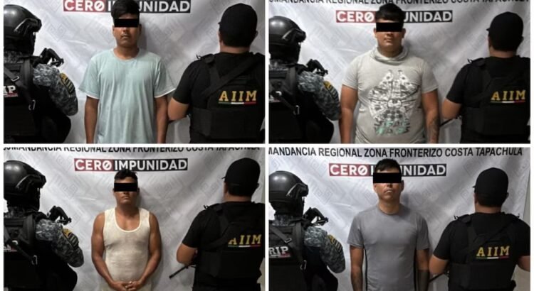 Cuatro hombres son detenidos por presuntamente violar a un menor de edad en un centro de rehabilitación en Chiapas