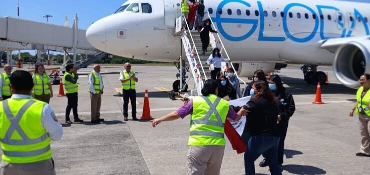 Arriban a Chiapas 216 repatriados por vía aérea