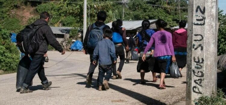 Continúa desplazamiento forzado en Chiapas