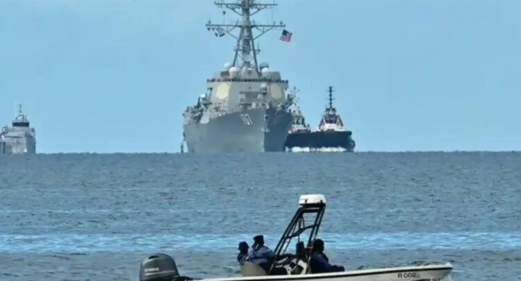 Llega buque de guerra de Estados Unidos a Trinidad y Tobago Llega buque de guerra de Estados Unidos a Trinidad y Tobago