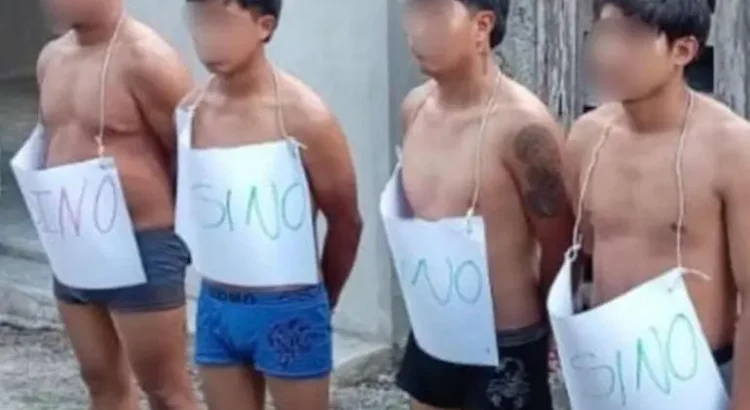 Linchamiento en Ocosingo: obligan a jóvenes a confesar crimen frente al cuerpo de la víctima