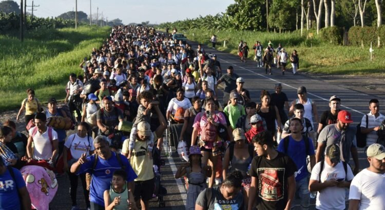 Migrantes cubanos avanzan en pequeños grupos por Chiapas tras colapso de una nueva caravana Migrantes cubanos avanzan en pequeños grupos por Chiapas tras colapso de una nueva caravana