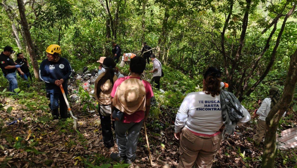 Colectiva Madres Buscadoras de Chiapas realiza nueva jornada de búsqueda en Berriozábal